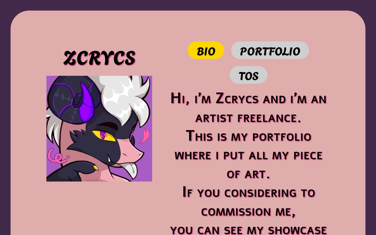 Carrd profile picture for @zcrycs